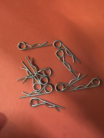3 x 10 Stk. Federstecker verzinkt doppelt 2mm