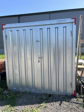 ROSA MOSER MATERIALCONTAINER 400x220x220 cm mit Doppeltüre , verzinkt ,stapelbar,Boden Nut/Federholzboden ROSA MOSER MATERIALCONTAINER 400x220x220 cm mit Doppeltüre , verzinkt ,stapelbar,Boden Nut/Federholzboden