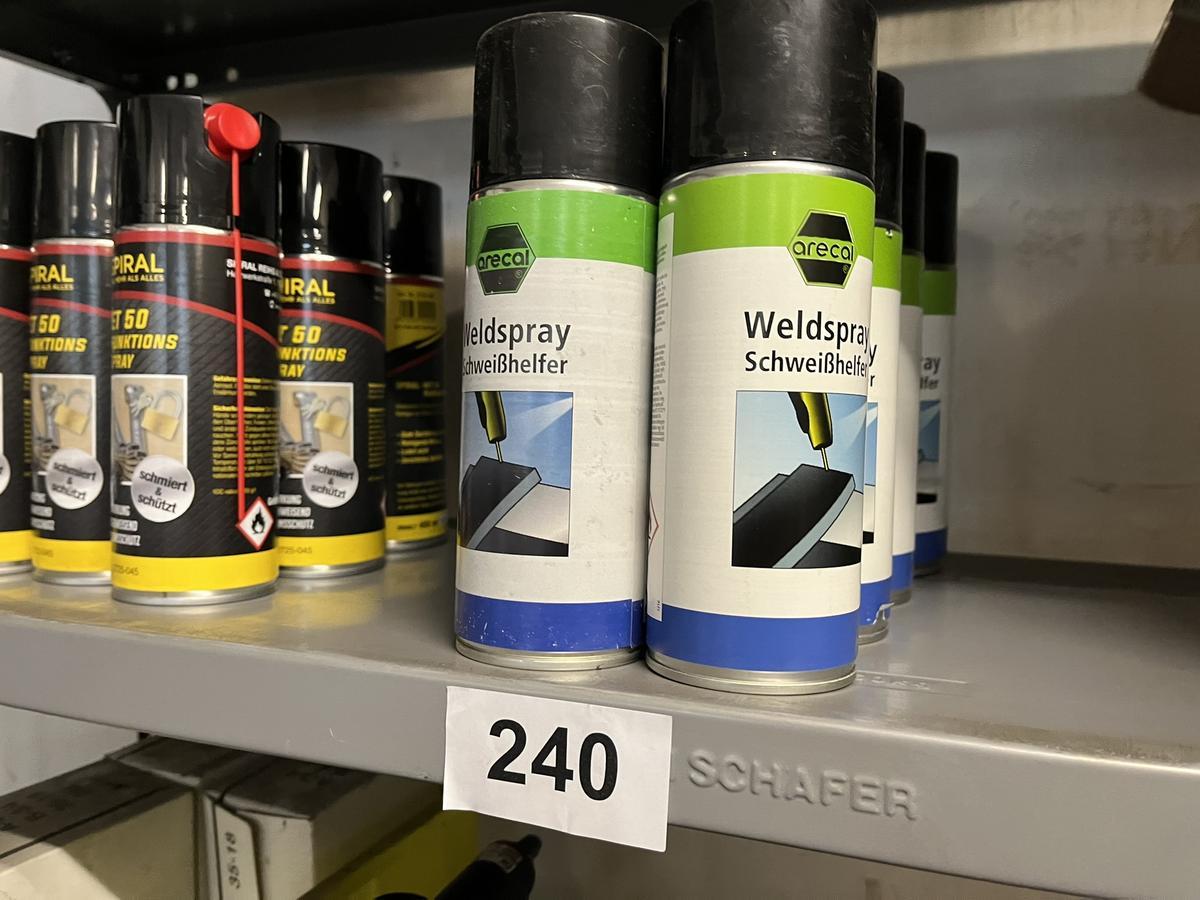 8 Dosen Schweißhelferspray
