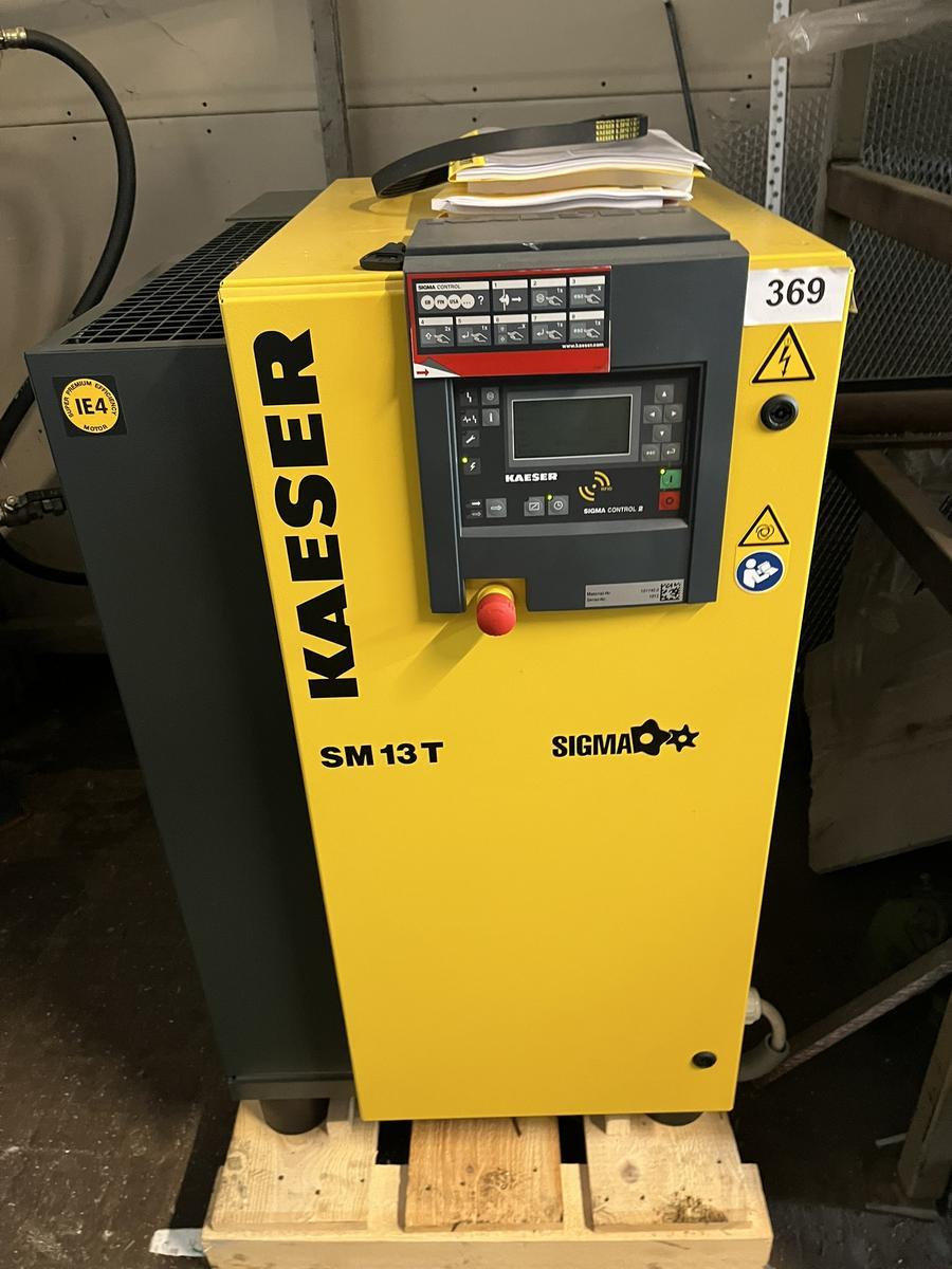 Kaeser Druckluftkompressoranlage SM 13 T, BJ 2024, mit Kältetrockner, 403 Betriebsstunden?d=2025-06-18 11:55:50