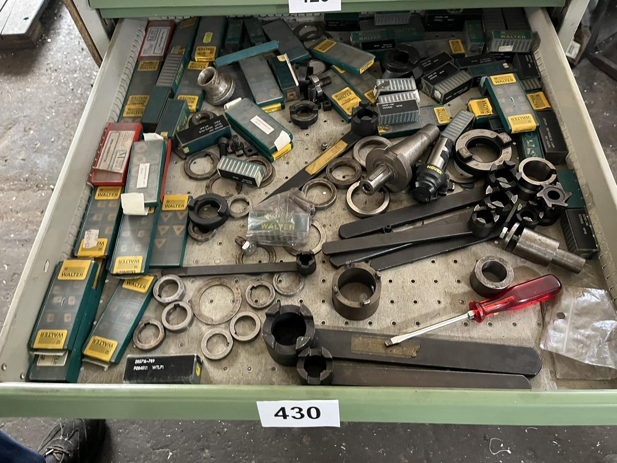 Ladeninhalt an Wendeplatten, Maschinenschlüssel