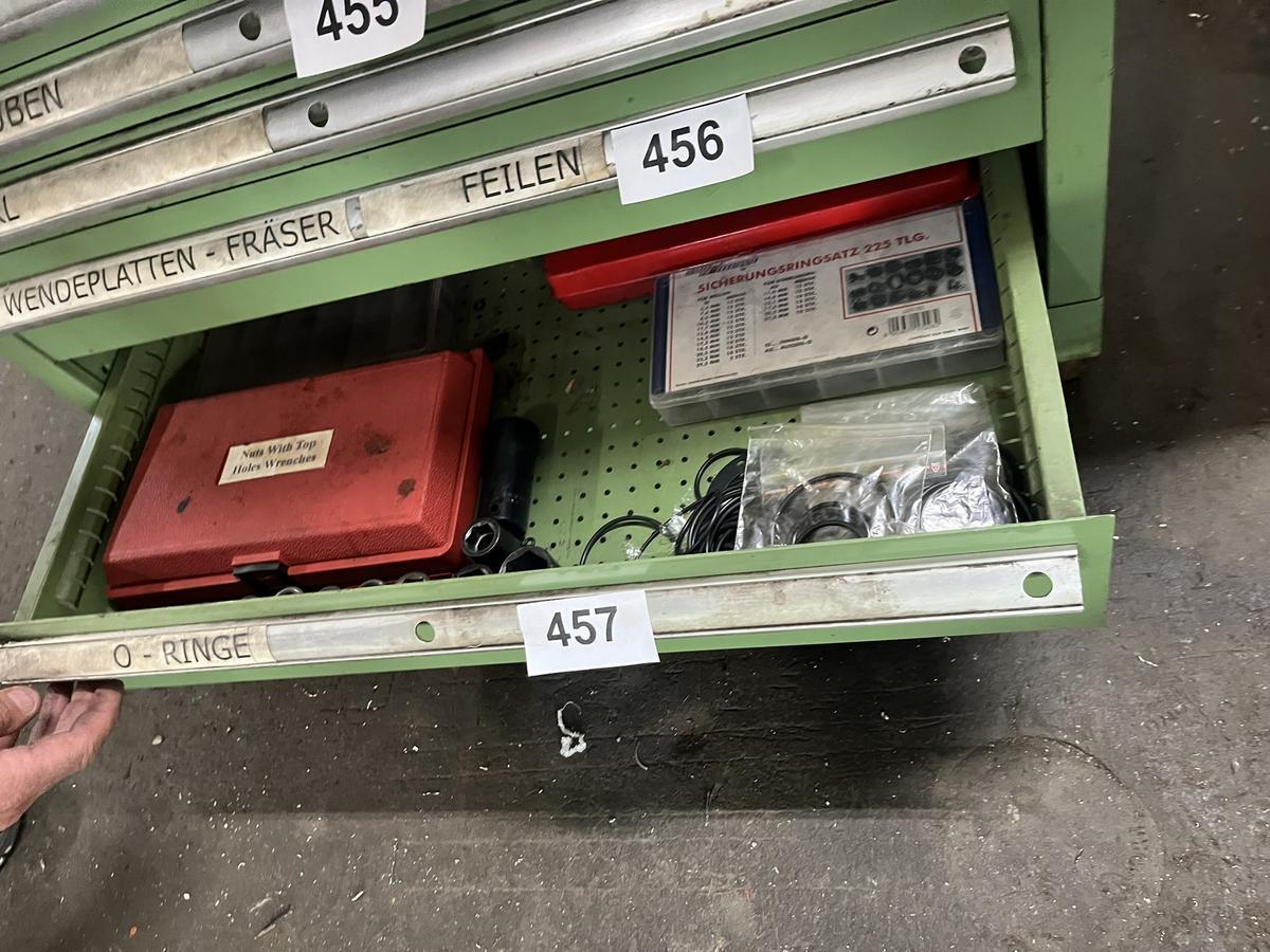 Ladeninhalt an Schlagschrauber, Seegeringzangen-Set, verstellbare Mutternzange, div. Nussen-Einsätze, Sicherungsringe, usw.?d=2025-06-18 12:03:46