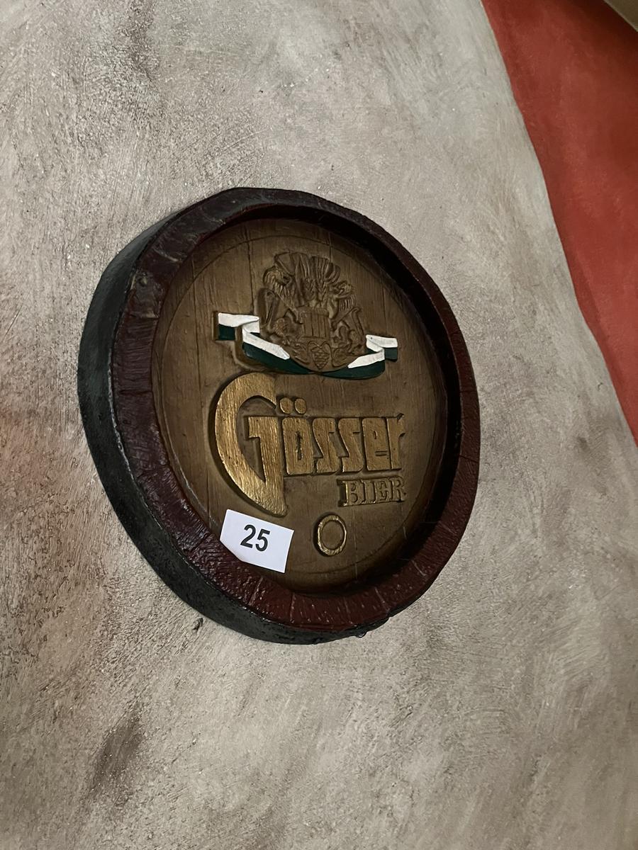 Gösser Bierschild 42 cm Durchmesser