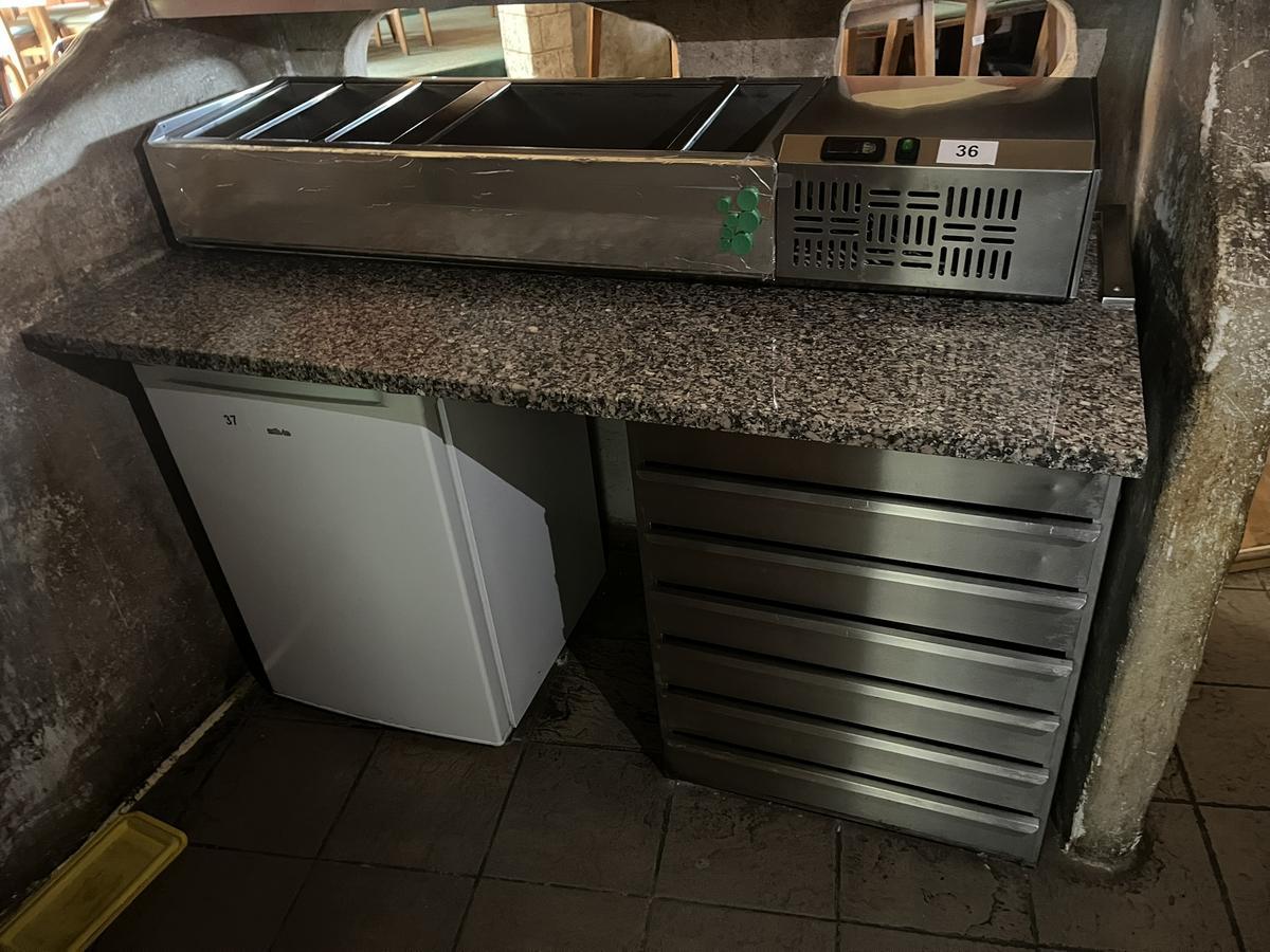 Pizzapult mit 7 ladigen Auszugsmudul - Granitplatte mit Saladette?d=2025-06-14 13:12:01