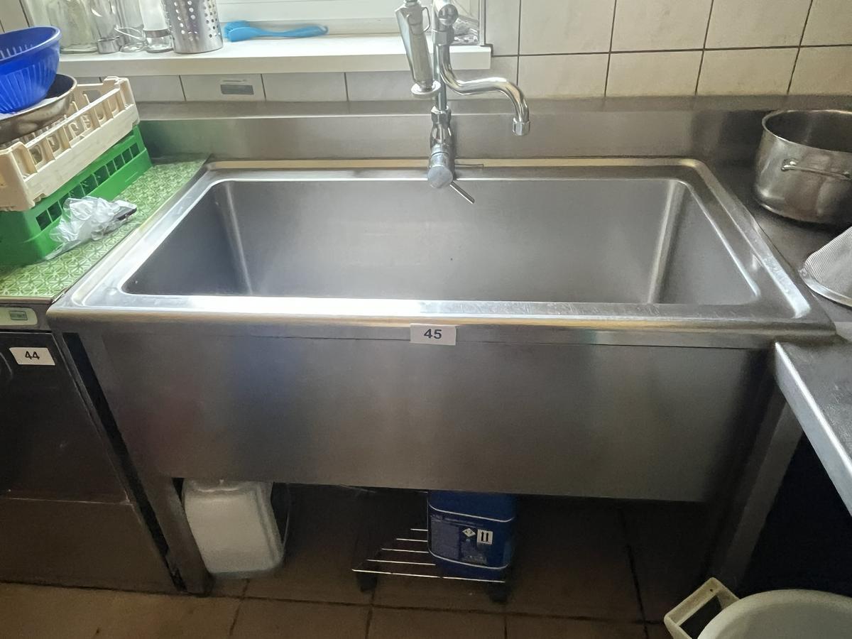 Spültischmodul mit Spülarmatur ca. 120/68/83 cm