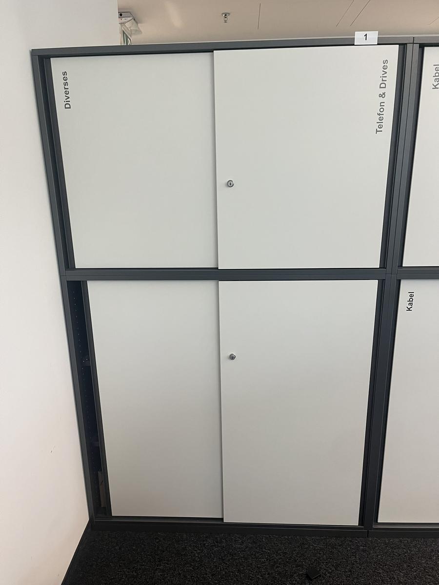Steelcase Aktenschrankkombination 120/45/190 cm