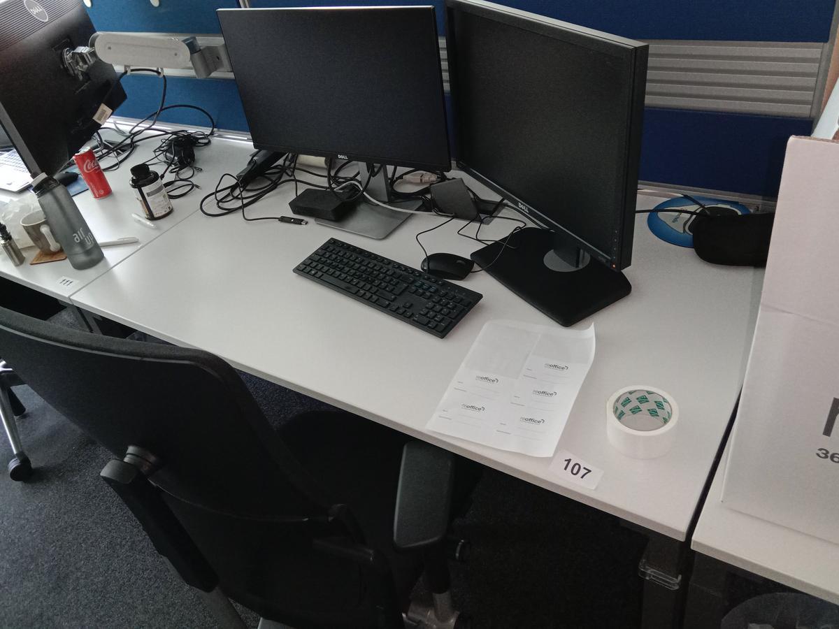 Steelcase Schreibtisch 120/80 cm