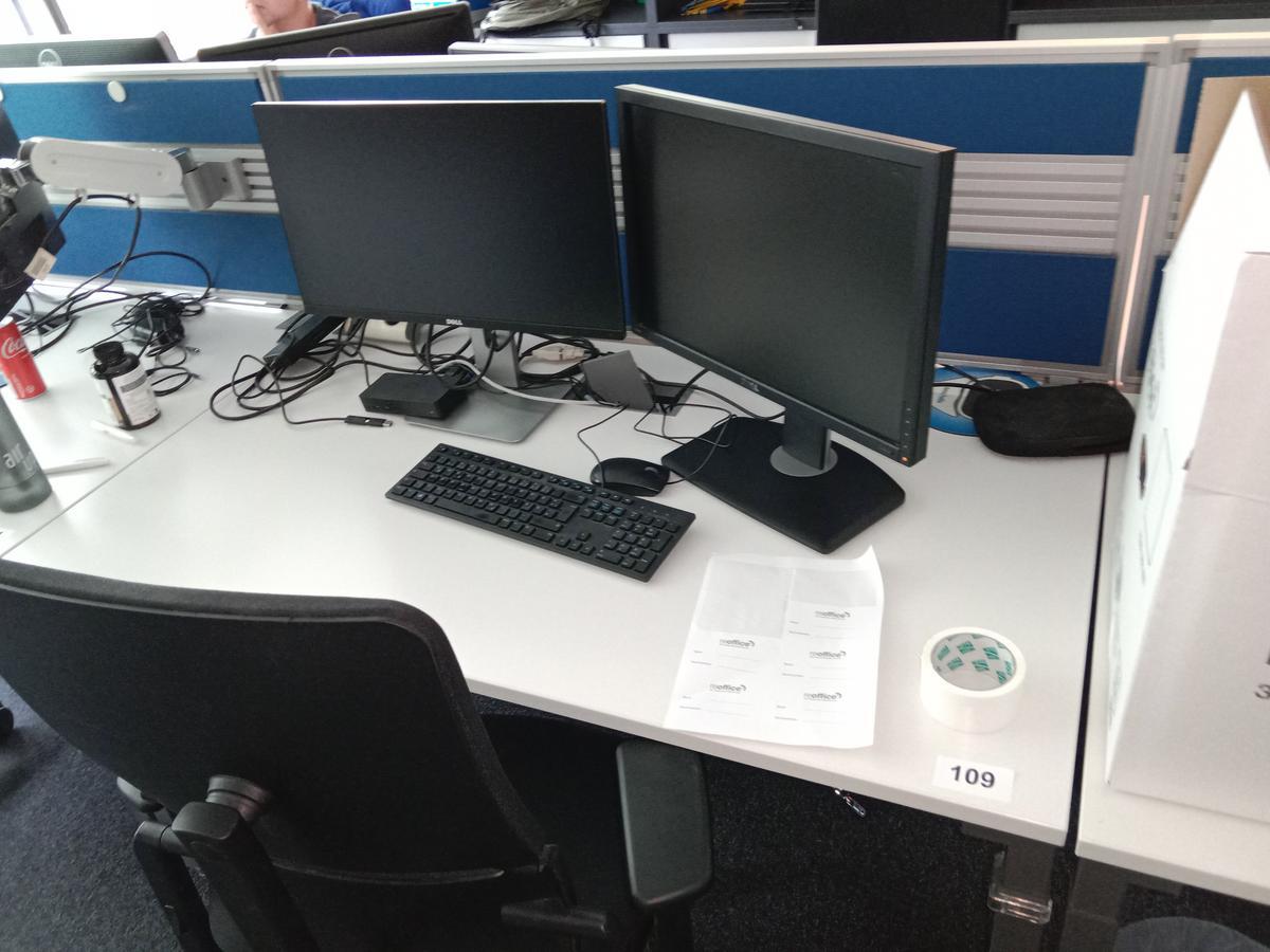 Steelcase Schreibtisch 120/80 cm