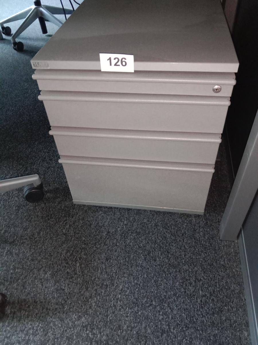 Rollcontainer 54/60 cm mit Auszugsladen
