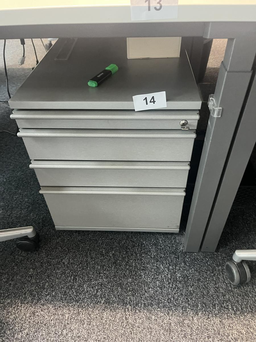 Rollcontainer 54/60 cm mit Auszugsladen