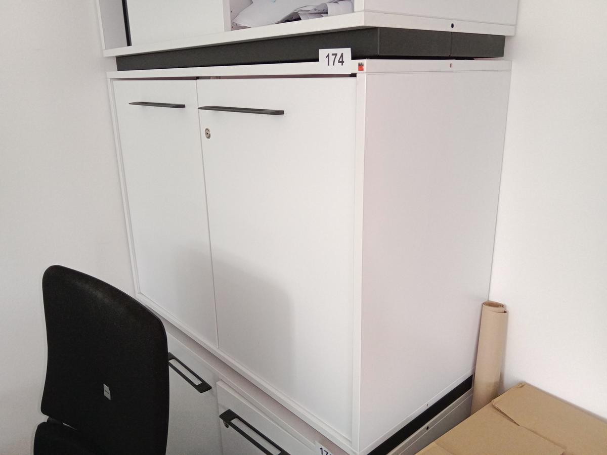 BLAHA Aktenschrank mit Doppeltüre 120/50/75 cm