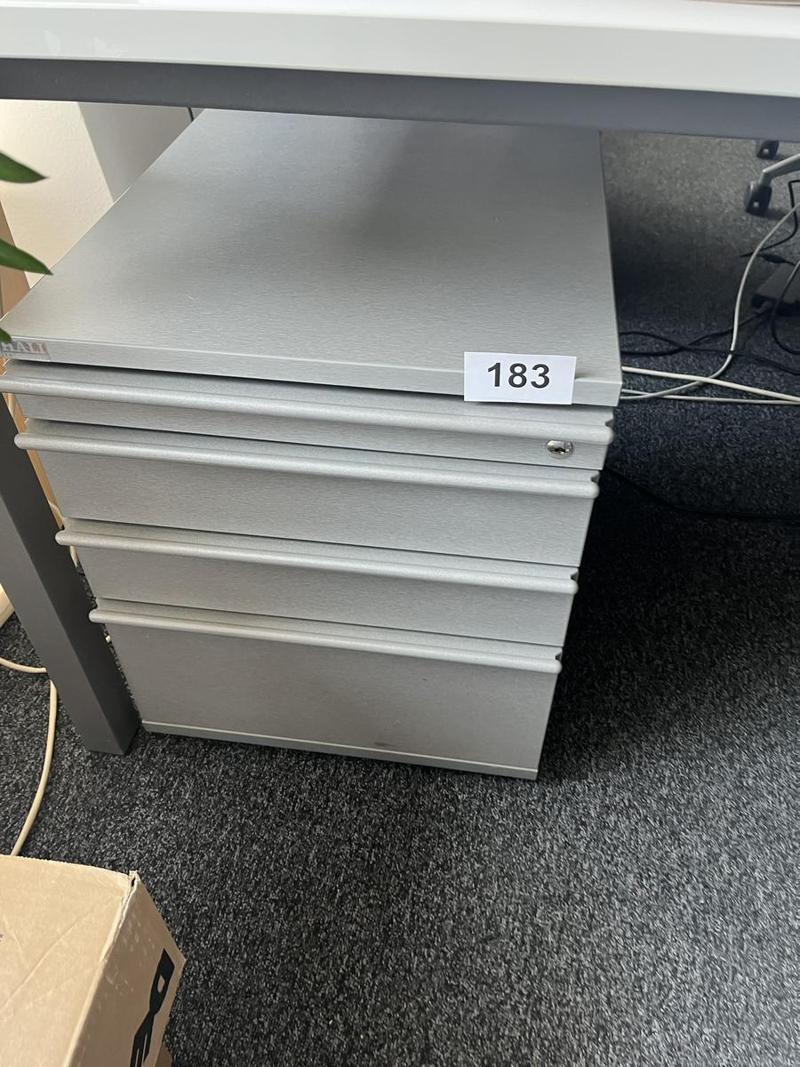 Rollcontainer 54/60 cm mit Auszugsladen