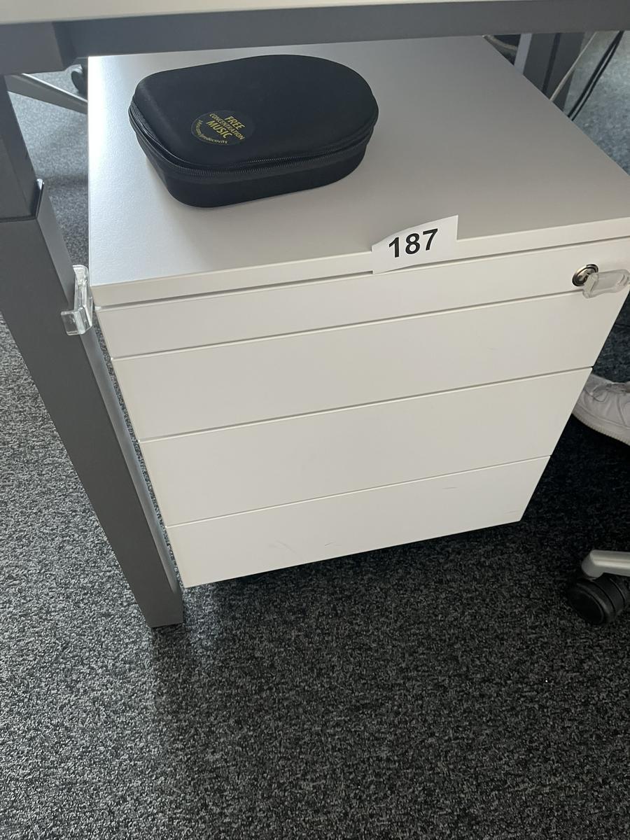 Rollcontainer 54/60 cm mit Auszugsladen