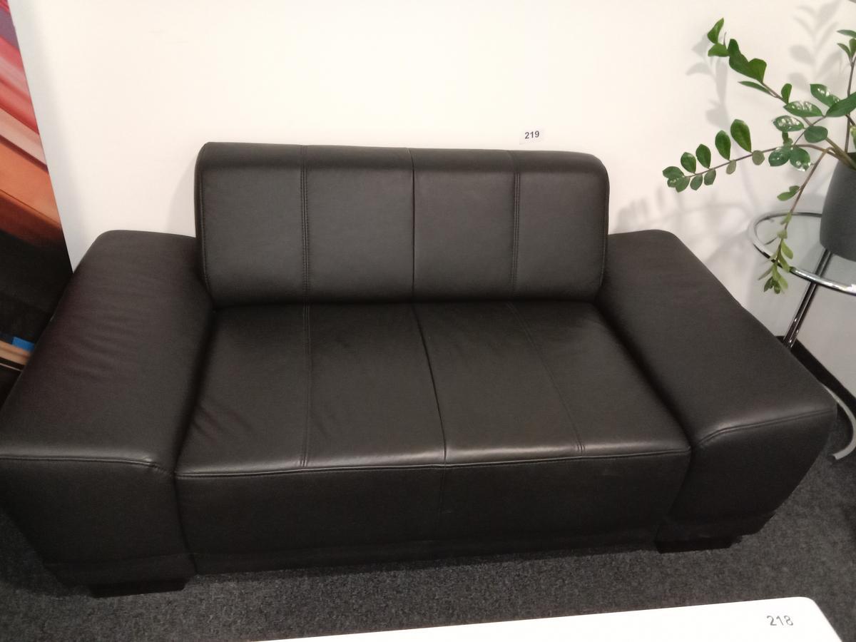 Sitzbank 165/85 cm schwarz