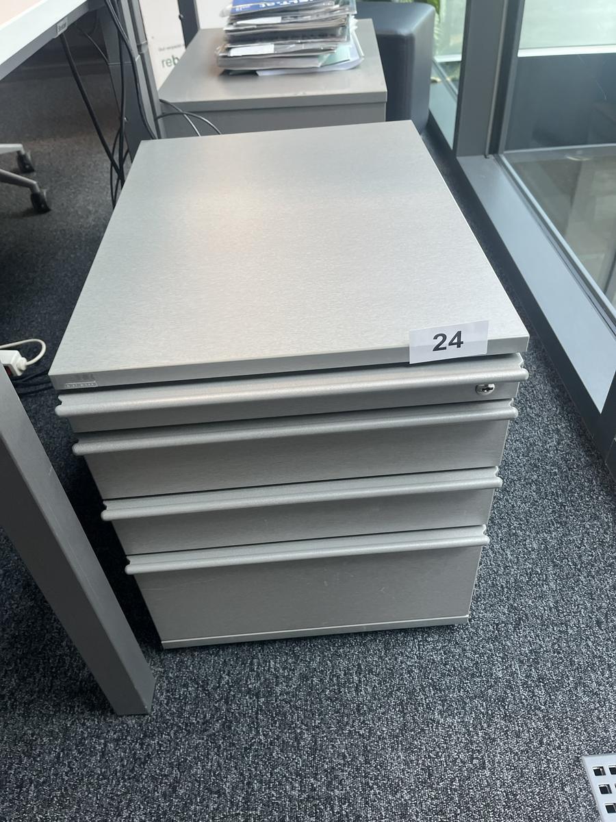 Rollcontainer 54/60 cm mit Auszugsladen