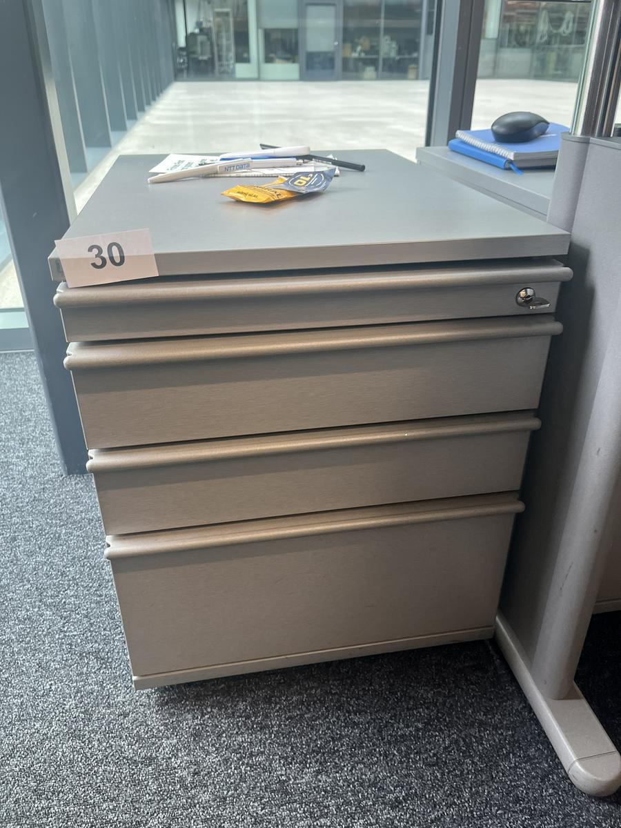 Rollcontainer 54/60 cm mit Auszugsladen