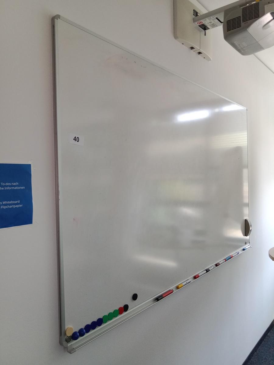 Whiteboard ca. 120/200 cm