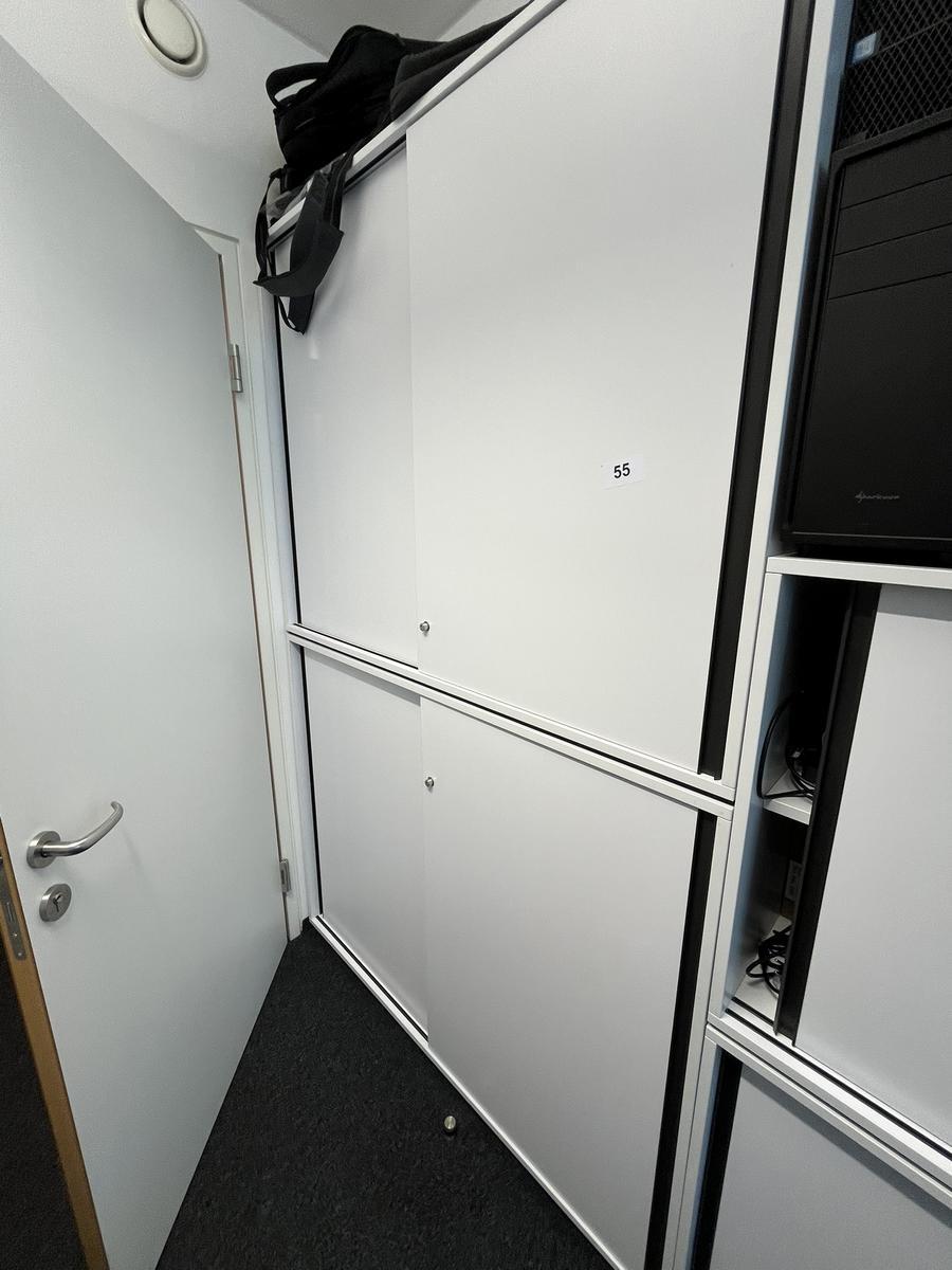 Steelcase Aktenschrankkombination ca. 160/45/230 cm