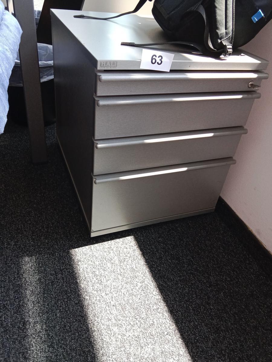 Rollcontainer 54/60 cm mit Auszugsladen