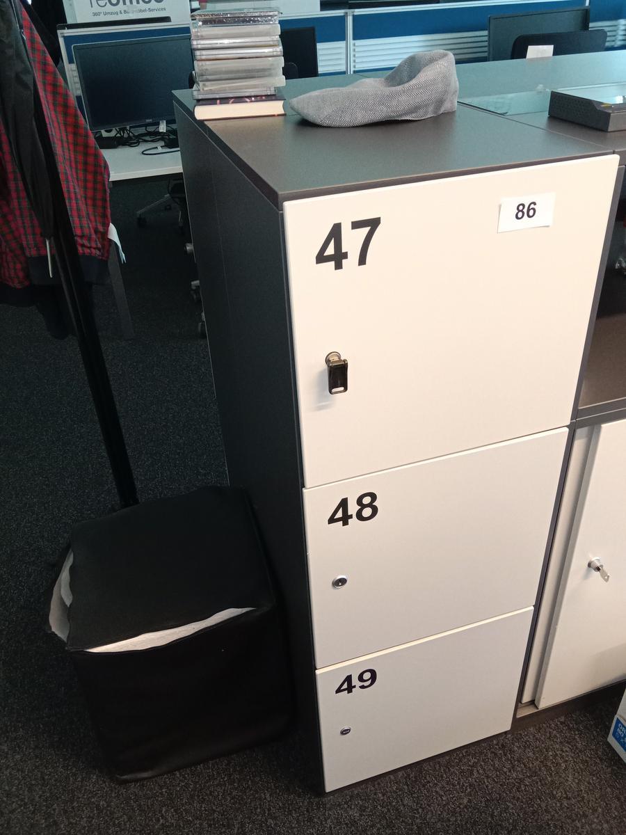 Handtaschenspinde 40/45/150 cm