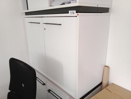 BLAHA Aktenschrank mit Doppeltüre 120/50/75 cm