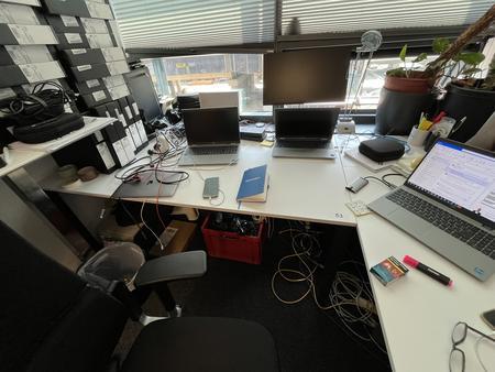 Steelcase Schreibtisch ca. 165/80 cm