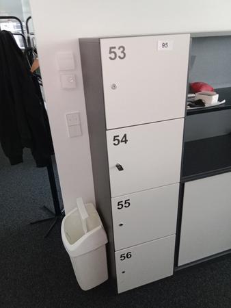 Handtaschenspinde 40/45/150 cm