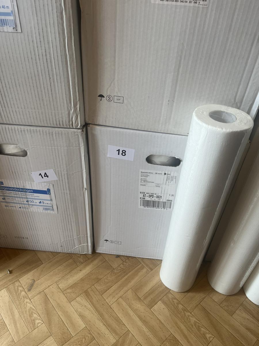 Liegenabdeckungen zweilagig 50 cm