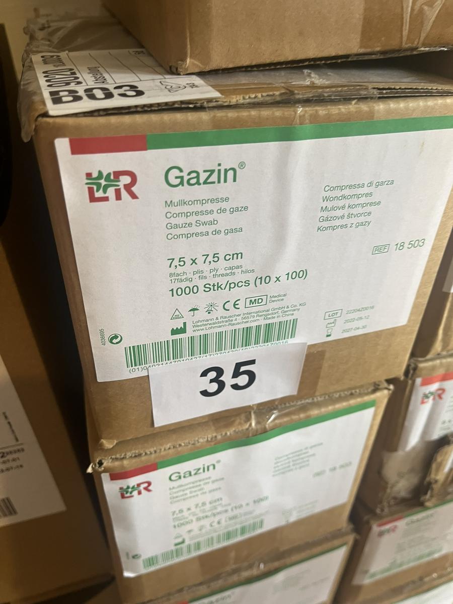 6000 Stück L&R Gazin 7