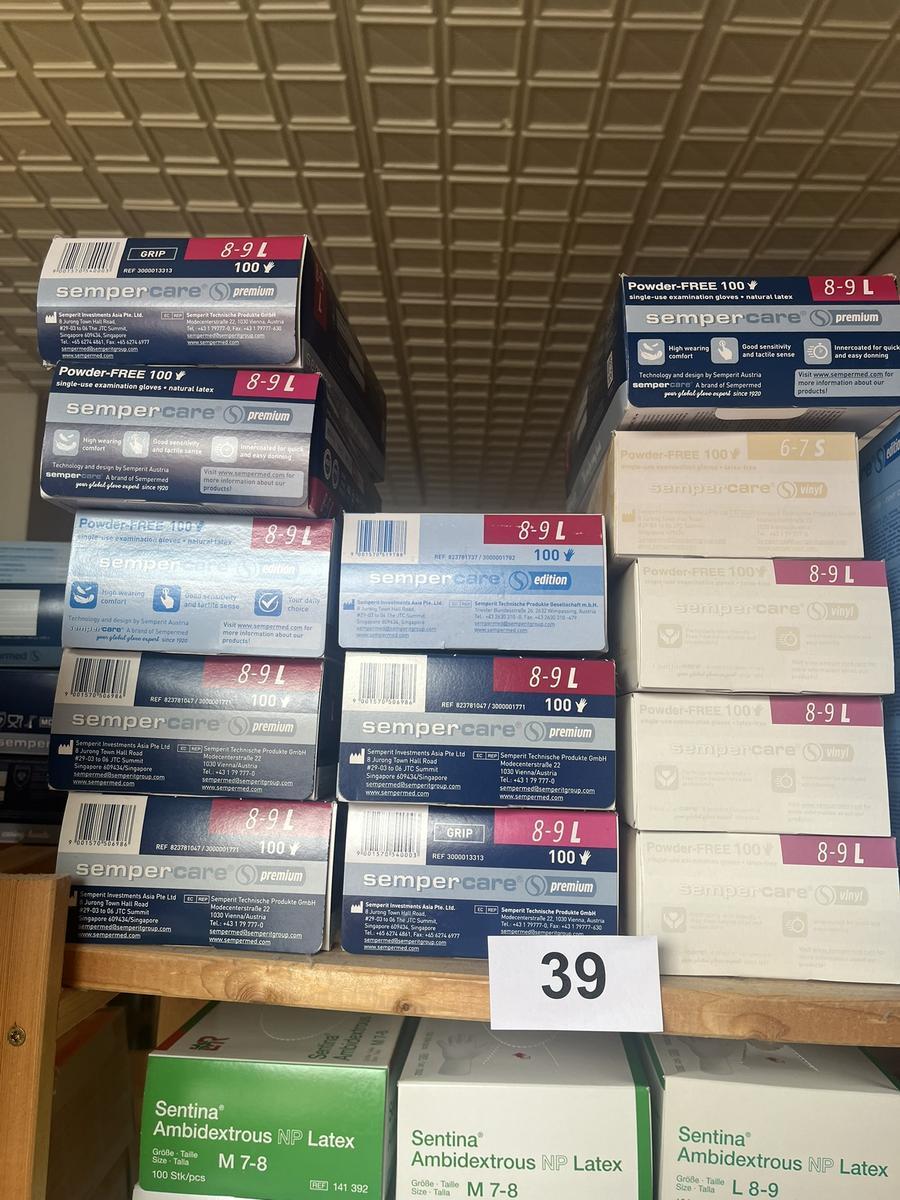 1400 Stück Sempercare Latexhandschuhe