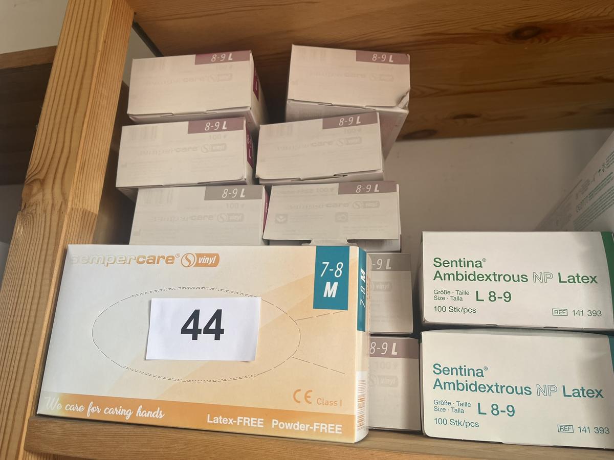 1100 Stück Sempercare vinyl Latex Free Latexhandschuhe