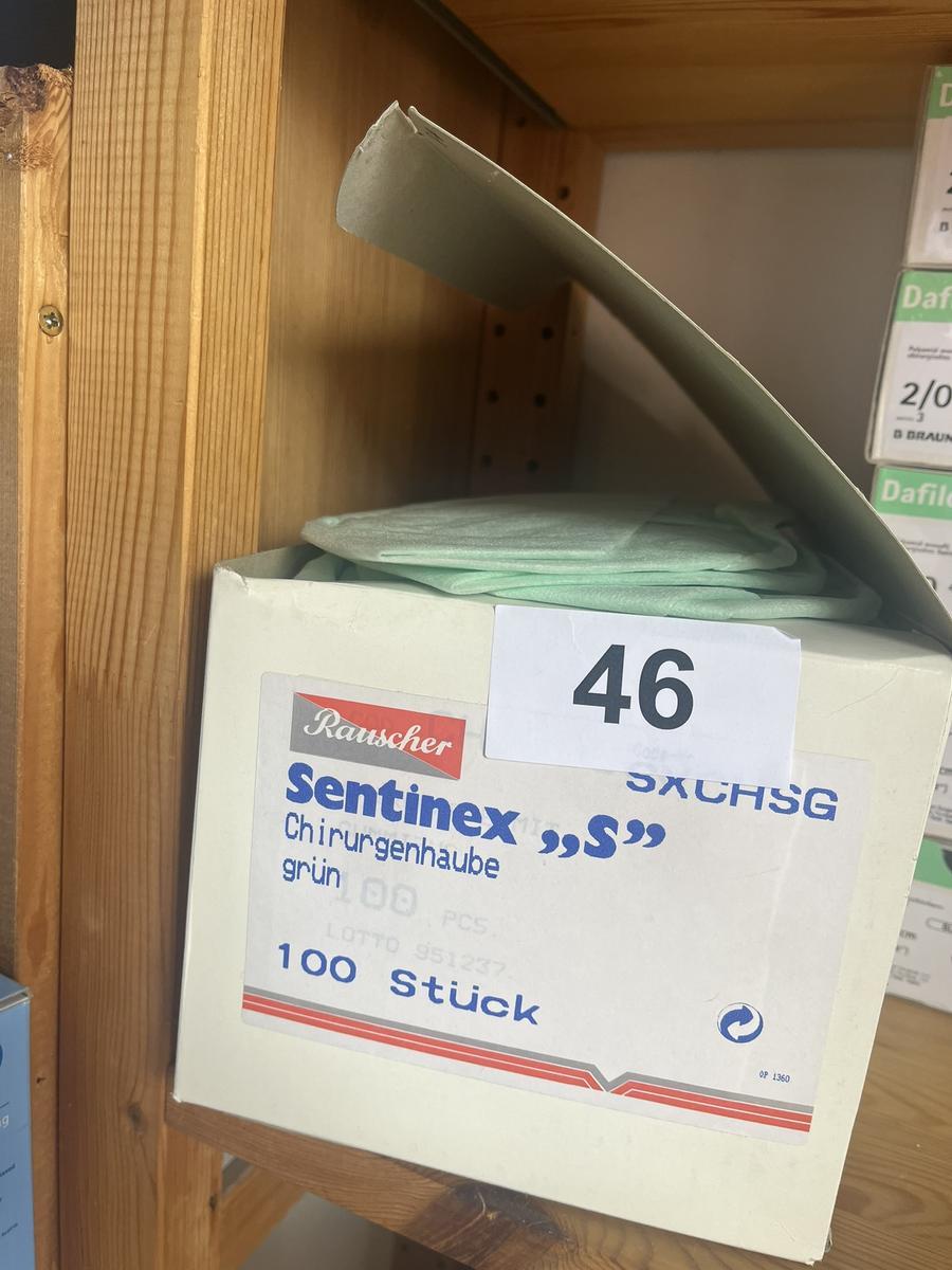 100 Stück Rauscher Sentinex Chirugenhaube grün