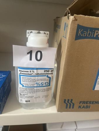 10 x Glucose 5% Fresenius Infusionslöung 10 x Glucose 5% Fresenius Infusionslöung