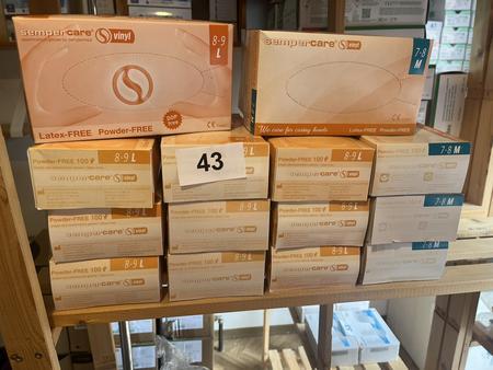 1500 Stück Sempercare vinyl Latex Free Latexhanschuhe 1500 Stück Sempercare vinyl Latex Free Latexhanschuhe
