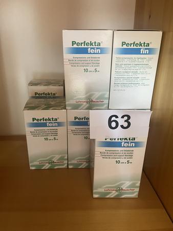 11 Packungen Perfekta fein Kompressions und Stützbinde 10 cm x 5 m 11 Packungen Perfekta fein Kompressions und Stützbinde 10 cm x 5 m