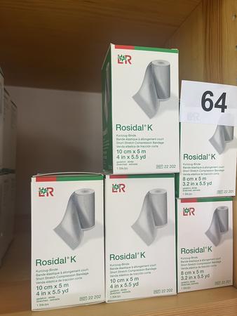 11 Stück Rosidal K Kurzzug-Binde 8 cm x 5 m 11 Stück Rosidal K Kurzzug-Binde 8 cm x 5 m