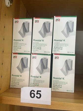 18 Stück Rosidal K Kurzzug-Binde 8 cm x 5 m 18 Stück Rosidal K Kurzzug-Binde 8 cm x 5 m