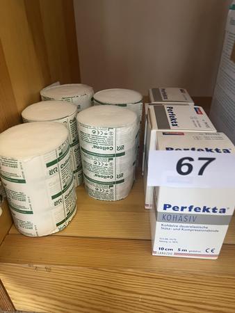 4 Stück Perfekta KÖHÄSIV Stütz- und Kompressionsbinde 10 cm x 5 m 4 Stück Perfekta KÖHÄSIV Stütz- und Kompressionsbinde 10 cm x 5 m