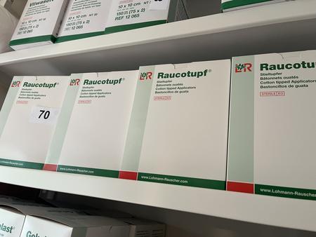 4 Karton Raucotupf Stieltupfer 4 Karton Raucotupf Stieltupfer