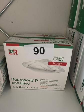2 Packungen a 10 Stück Suprasorb P Sensitive Silikon-Schaumverband 10 x 10 cm 2 Packungen a 10 Stück Suprasorb P Sensitive Silikon-Schaumverband 10 x 10 cm