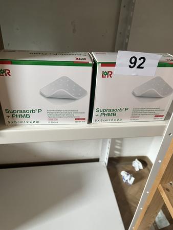 2 Packungen a 10 Stück Suprasorb P + PHMB Antimikrobieller Schaumverband 5 x 5 cm 2 Packungen a 10 Stück Suprasorb P + PHMB Antimikrobieller Schaumverband 5 x 5 cm