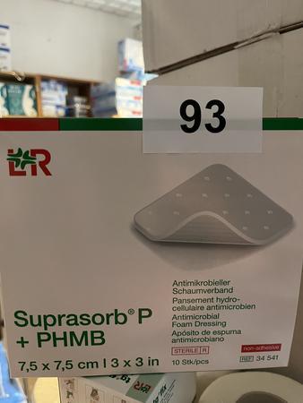 3 Packungen a 10 Stück Suprasorb P + PHMB Antimikrobieller Schaumverband 7,5 x 7,5 cm 3 Packungen a 10 Stück Suprasorb P + PHMB Antimikrobieller Schaumverband 7,5 x 7,5 cm