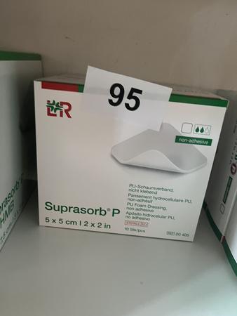 2 Packungen a 10 Stück Suprasorb P PU-Schaumverband, nicht klebend 5 x 5 cm 2 Packungen a 10 Stück Suprasorb P PU-Schaumverband, nicht klebend 5 x 5 cm