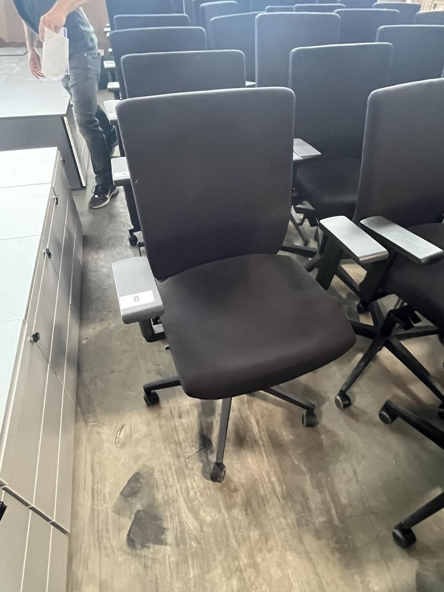 VIASIT - Neudörfler ergonomischer Bürodrehstuhl, schwarz, mit Armlehnen, Neigung, höhenverstellbar