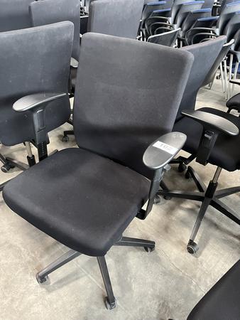 VIASIT - Neudörfler ergonomischer Bürodrehstuhl, schwarz, mit Armlehnen, Neigung, höhenverstellbar VIASIT - Neudörfler ergonomischer Bürodrehstuhl, schwarz, mit Armlehnen, Neigung, höhenverstellbar