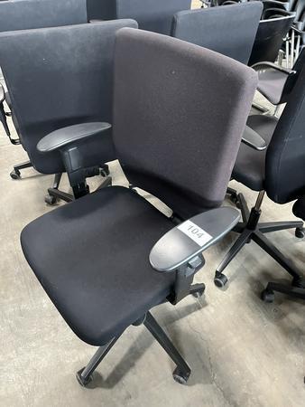 VIASIT - Neudörfler ergonomischer Bürodrehstuhl, schwarz, mit Armlehnen, Neigung, höhenverstellbar VIASIT - Neudörfler ergonomischer Bürodrehstuhl, schwarz, mit Armlehnen, Neigung, höhenverstellbar