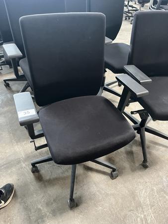 VIASIT - Neudörfler ergonomischer Bürodrehstuhl, schwarz, mit Armlehnen, Neigung, höhenverstellbar VIASIT - Neudörfler ergonomischer Bürodrehstuhl, schwarz, mit Armlehnen, Neigung, höhenverstellbar