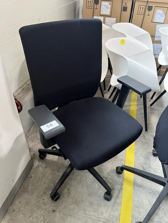 VIASIT - Neudörfler ergonomischer Bürodrehstuhl, schwarz, mit Armlehnen, Neigung, höhenverstellbar VIASIT - Neudörfler ergonomischer Bürodrehstuhl, schwarz, mit Armlehnen, Neigung, höhenverstellbar