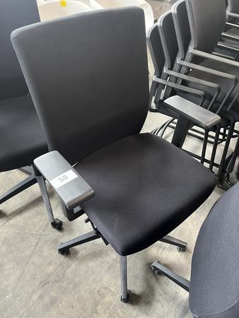 VIASIT - Neudörfler ergonomischer Bürodrehstuhl, schwarz, mit Armlehnen, Neigung, höhenverstellbar VIASIT - Neudörfler ergonomischer Bürodrehstuhl, schwarz, mit Armlehnen, Neigung, höhenverstellbar