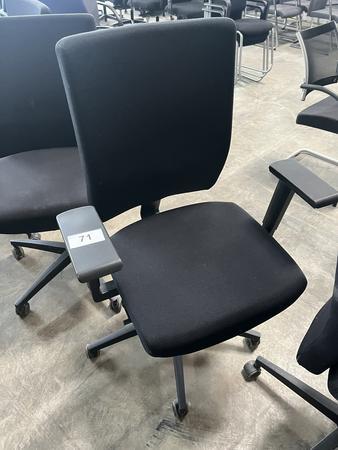 VIASIT - Neudörfler ergonomischer Bürodrehstuhl, schwarz, mit Armlehnen, Neigung, höhenverstellbar VIASIT - Neudörfler ergonomischer Bürodrehstuhl, schwarz, mit Armlehnen, Neigung, höhenverstellbar